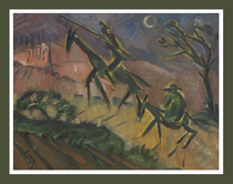 Don Quiochotte, 1931, 61 57 cm, Museumsbesitz