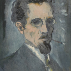 Ludwig Engler, 1926, Öl auf Leinwand, 58 x 47 cm, Museumsbesitz